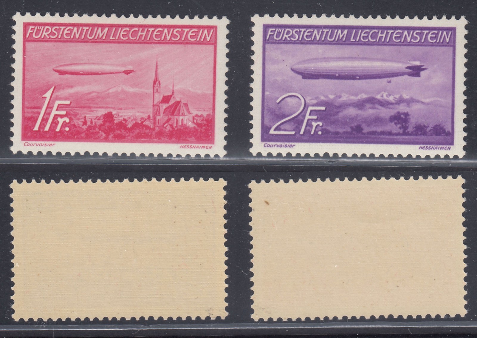 Liechtenstein 1936 Airmail (2v) MNH