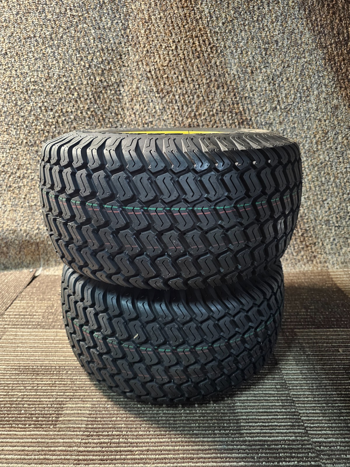 (QTY 2) OTR Grassmaster 18X8.50-8 Lawn & Garden Tubeless Tire & Wheel  4PR 4 Lug