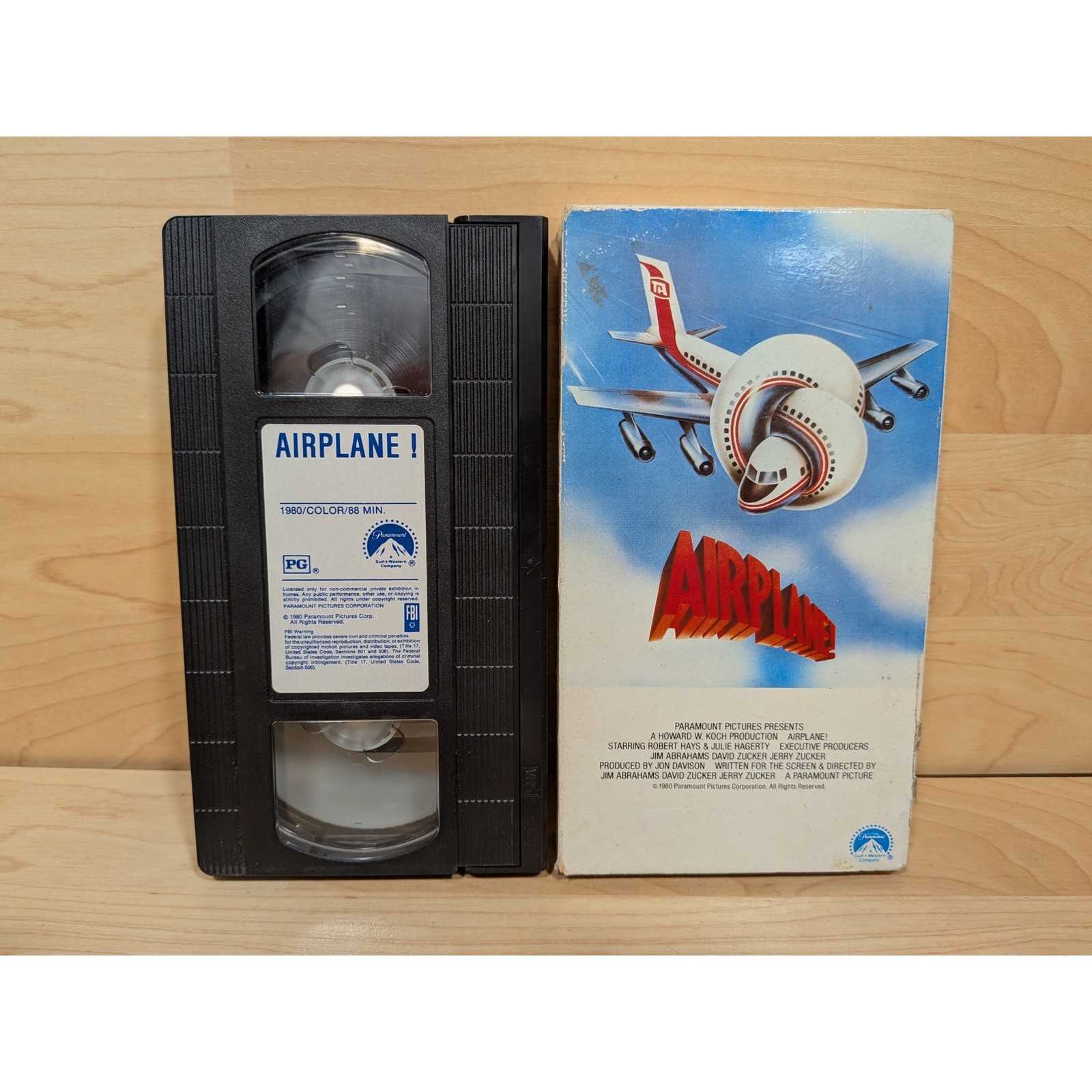 Airplane VHS 1980 Paramount 1 FREE When You Buy 2 Airplane VHS 1980 Paramount 1 FREE When You Buy 2