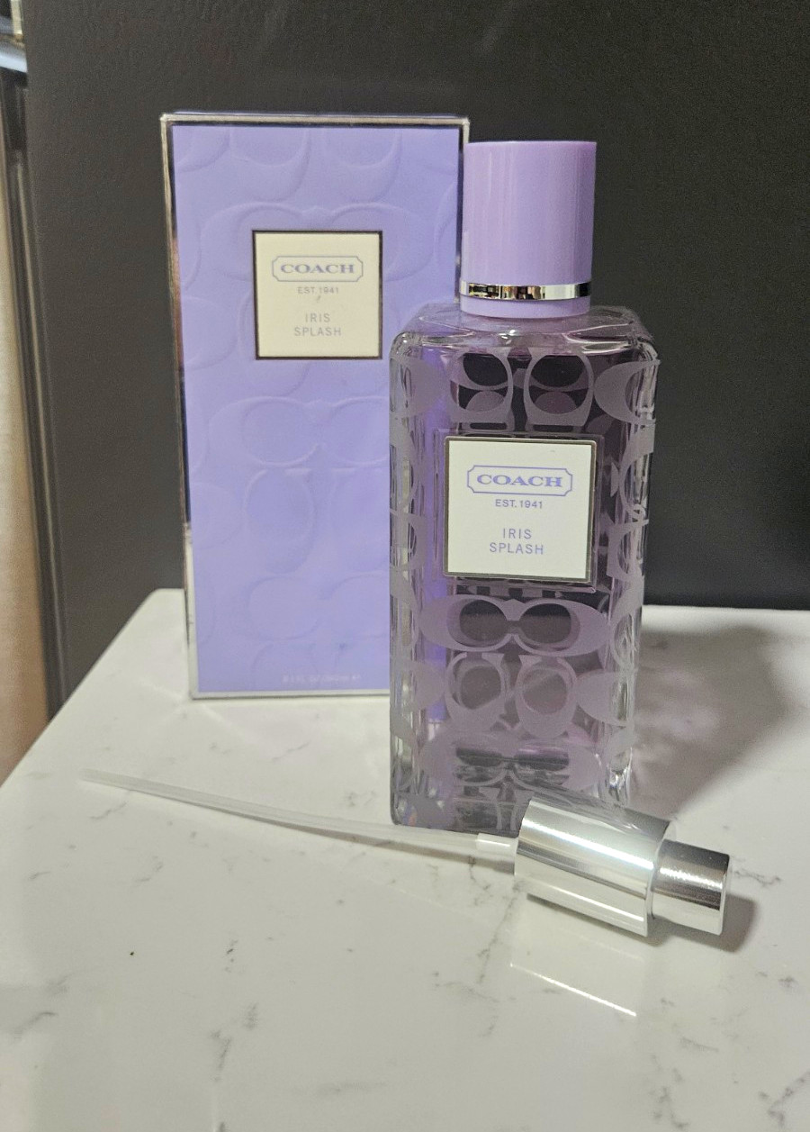 Coach Iris Splash Perfume Spray, Regular Size 8.1 fl oz RARE DISCONTINUED