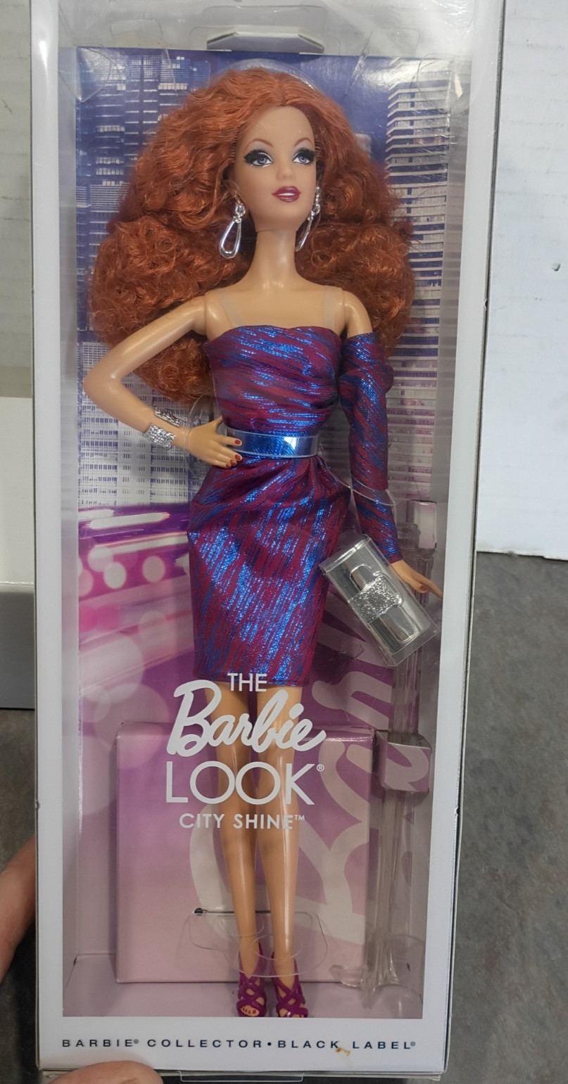 THE BARBIE LOOK CITY SHINE REDHEAD BARBIE DOLL 2014 MATTEL CJF50 NRFB THE BARBIE LOOK CITY SHINE REDHEAD BARBIE DOLL 2014 MATTEL CJF50 NRFB