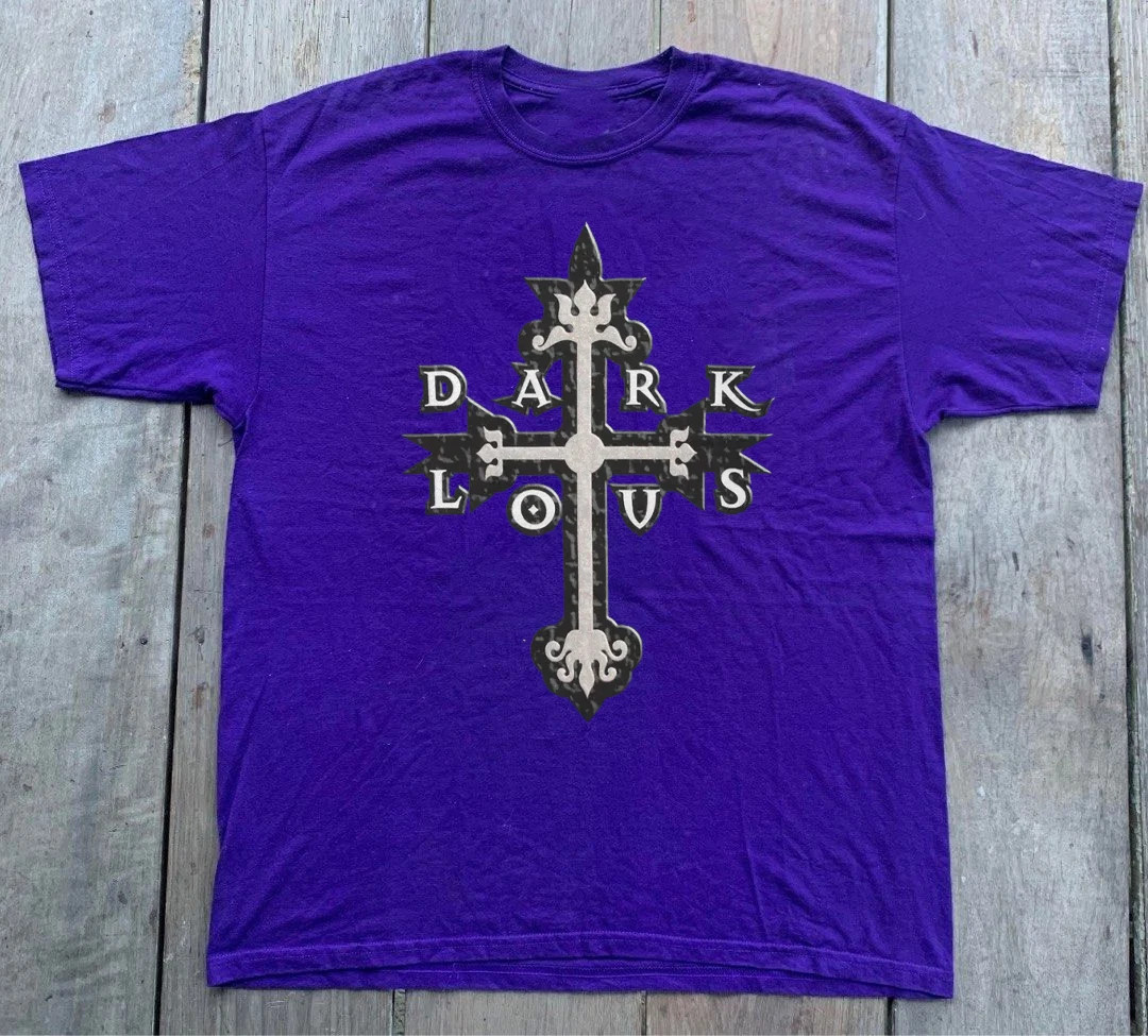 Dark Lotus Band Logo Classic Purple T Shirt Size S-5XL