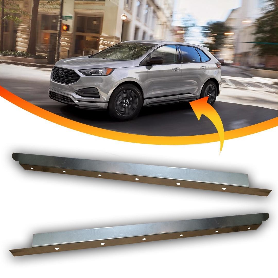 Steel Outer Rocker Panels For Ford Edge 2015-2024 Drive and Passenger Sides Pair Steel Outer Rocker Panels For Ford Edge 2015-2024 Drive and Passenger Sides Pair