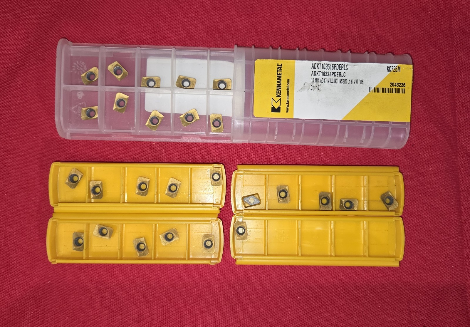 Kennametal ADKT103516PDERLC Carbide Inserts KC725M 26 Quantity Kennametal ADKT103516PDERLC Carbide Inserts KC725M 26 Quantity