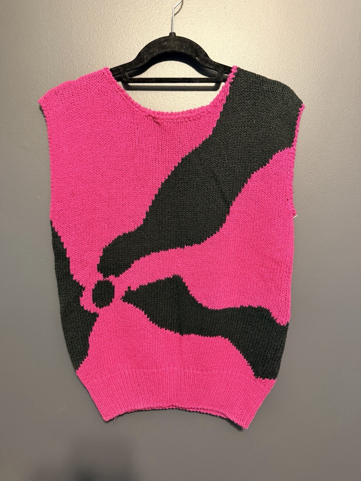 Vintage 80’s Christian Dior Separates Magenta Ramie Cotton Knit Sweater - NWT Vintage 80’s Christian Dior Separates Magenta Ramie Cotton Knit Sweater - NWT