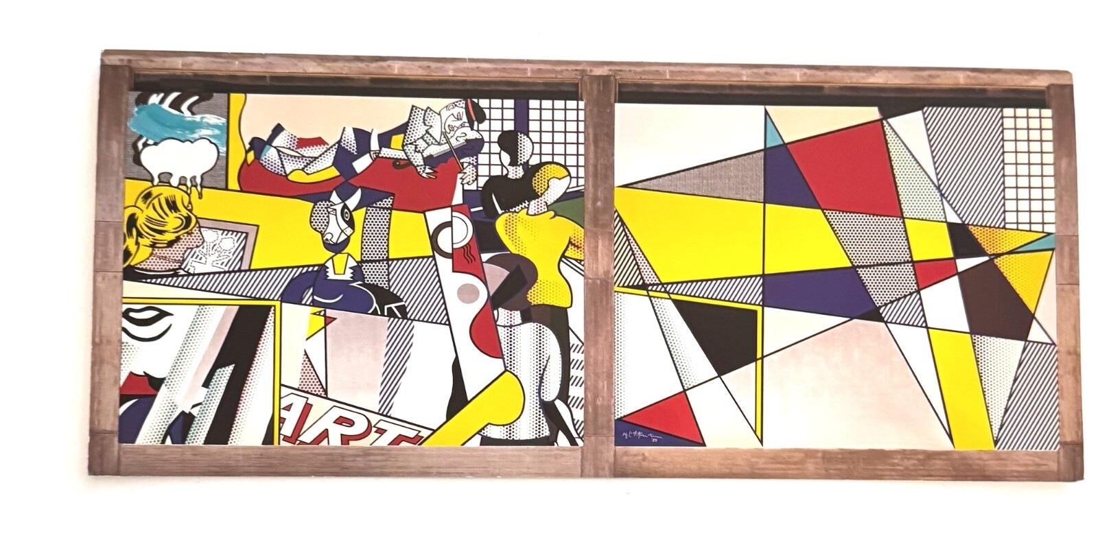 Roy Lichtenstein Tel Aviv Museum 1997 Color Offset Lithograph Unframed