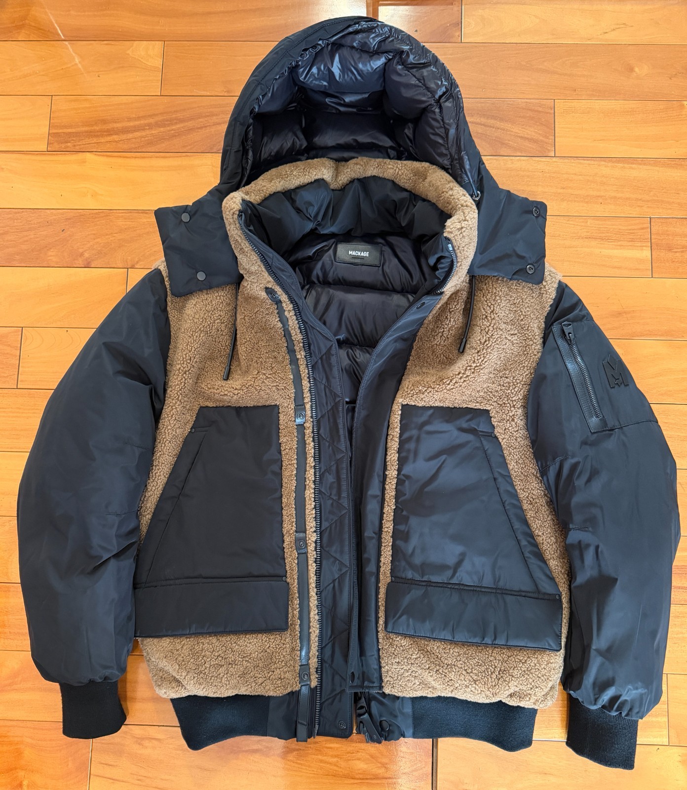 Mackage Puffer Down Jacket - Reversible - Sheep Skin (Medium)