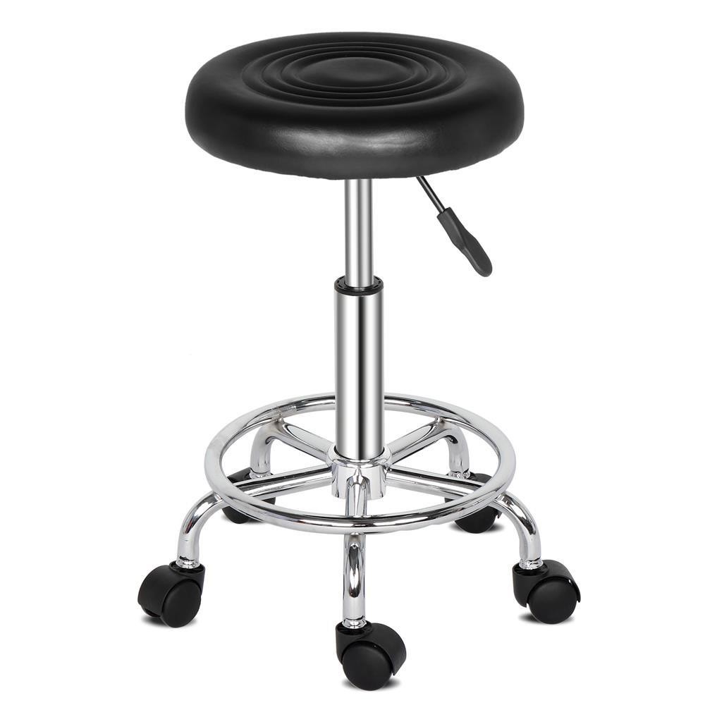 Adjustable Hydraulic Swivel Round Stool Rolling Counter SPA Salon Stool Chair