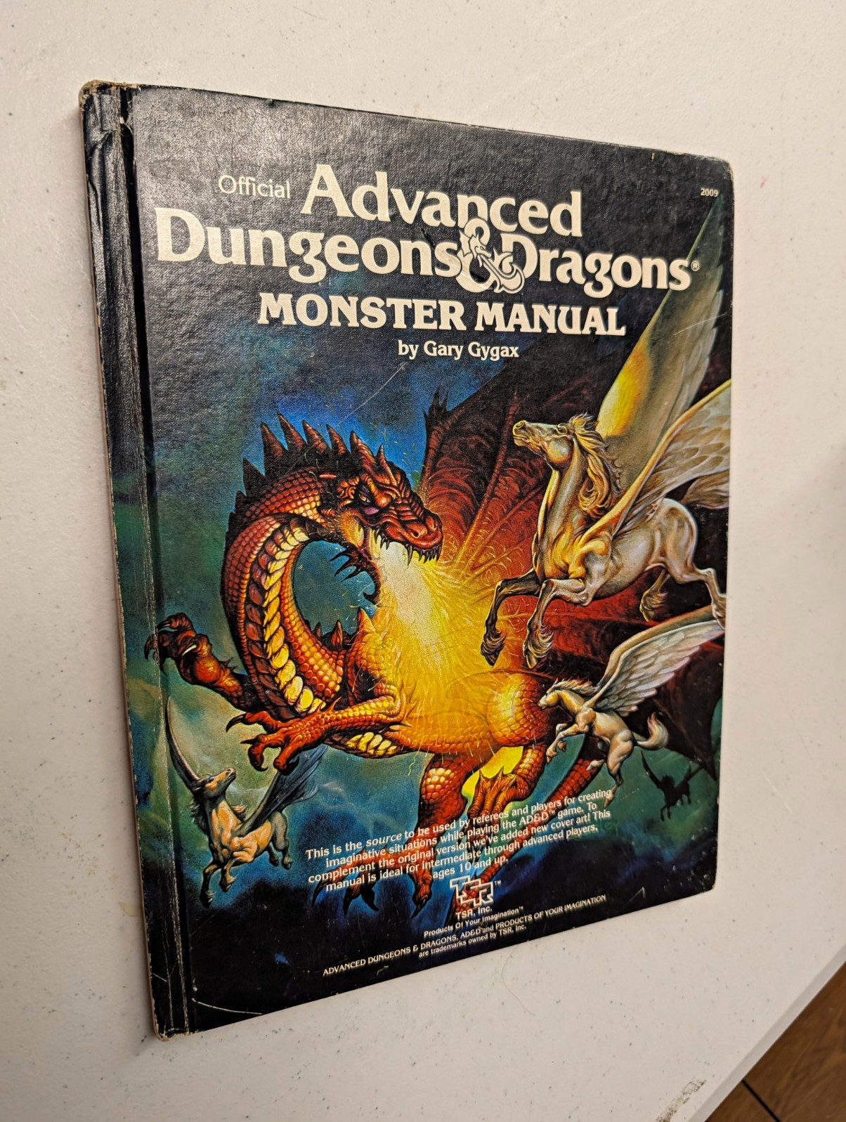 TSR Advanced Dungeons & Dragons Monster Manual by Gary Gygax 1977 MPN 2009