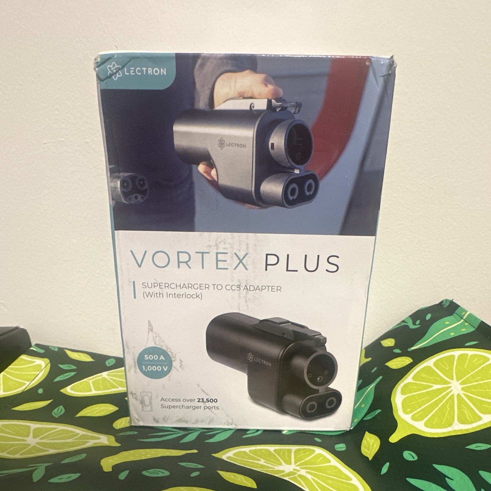 Lectron Tesla Supercharger (NACS) to CCS Adapter 500A 1000V Vortex Plug CCS1 EV