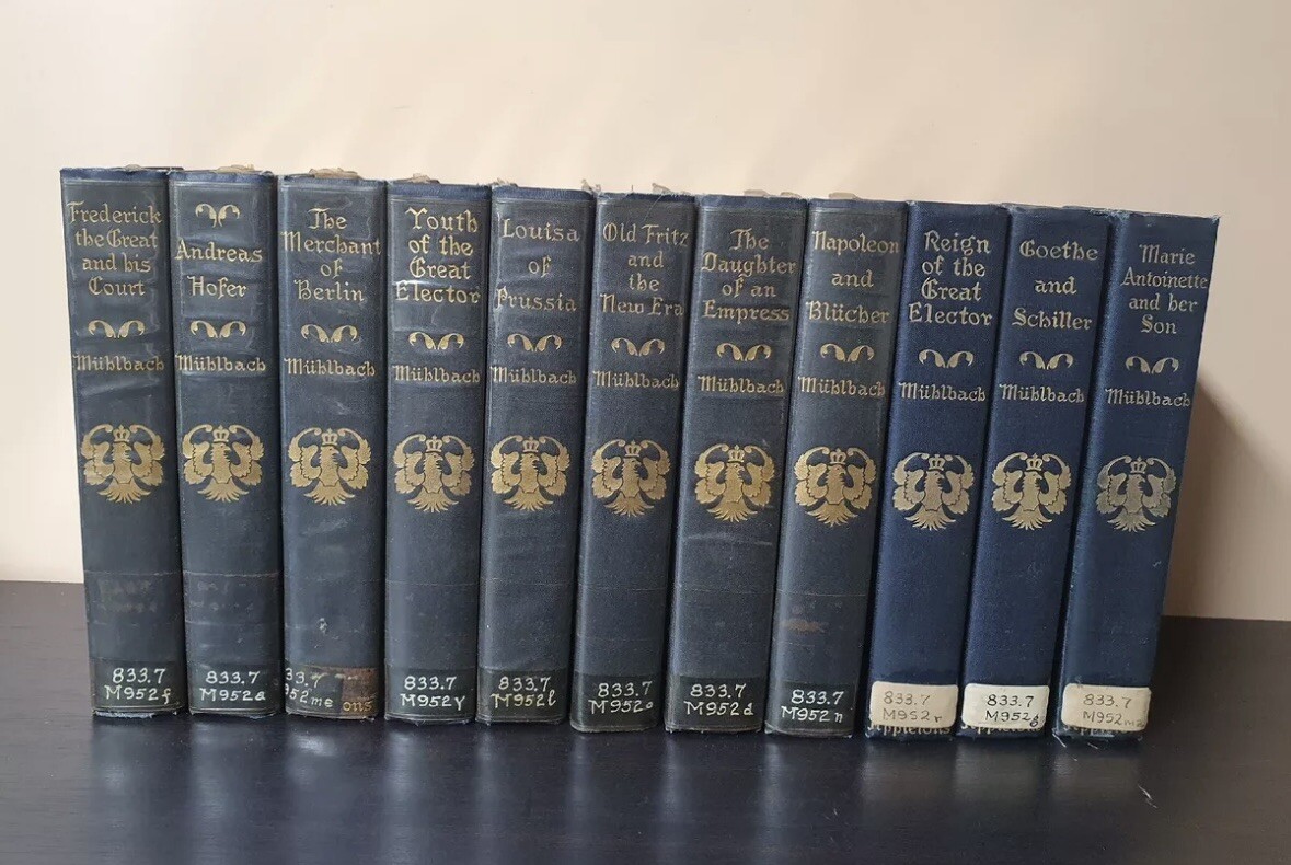 Louisa Muhlbach Books/ Set Of 11 Louisa Muhlbach Books/ Set Of 11