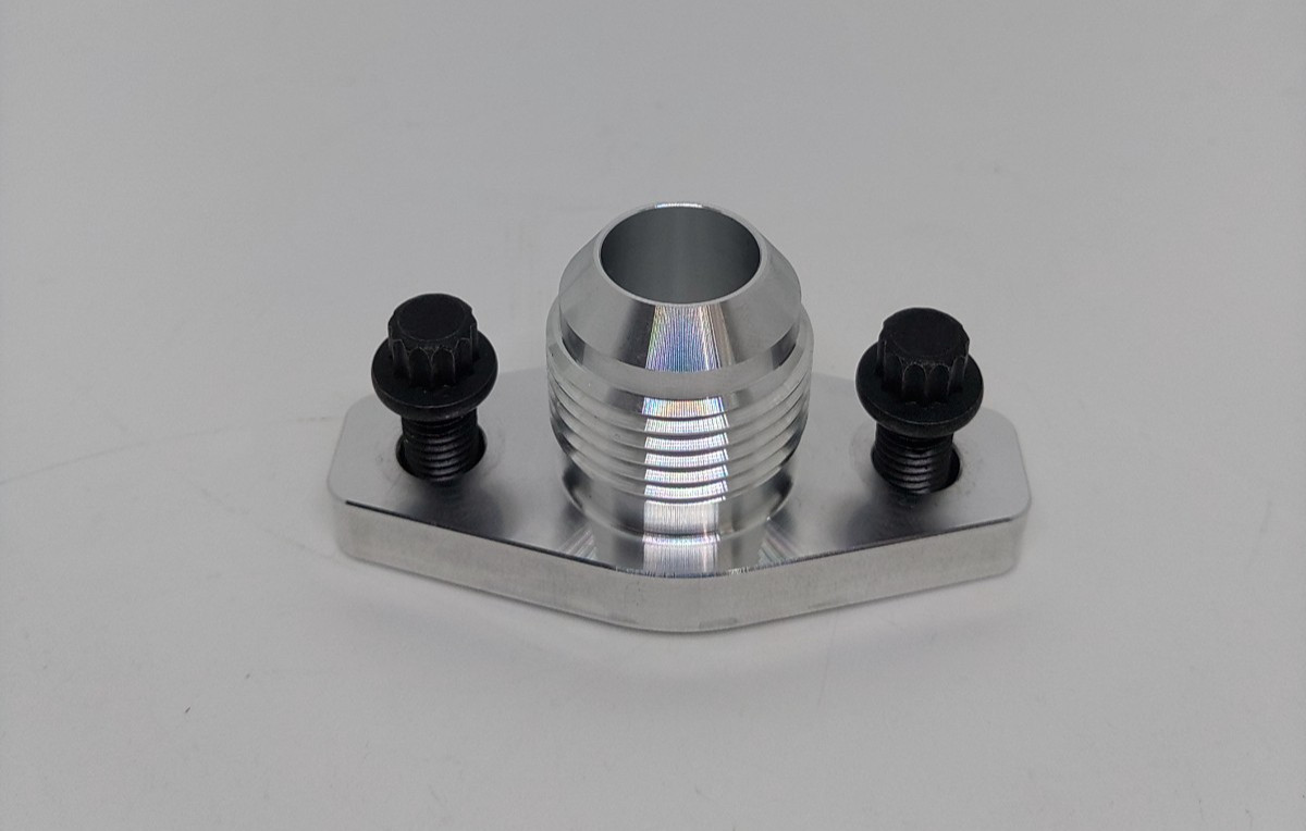 Apex Diesel Billet -12AN Turbo Oil Drain Flange