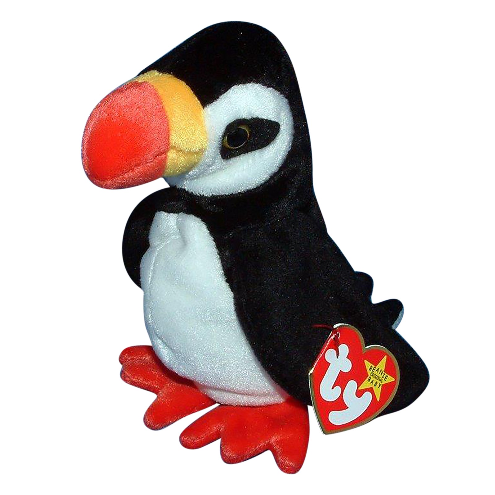 Ty Beanie Baby Puffer - MWMT (Bird Puffin 1997)