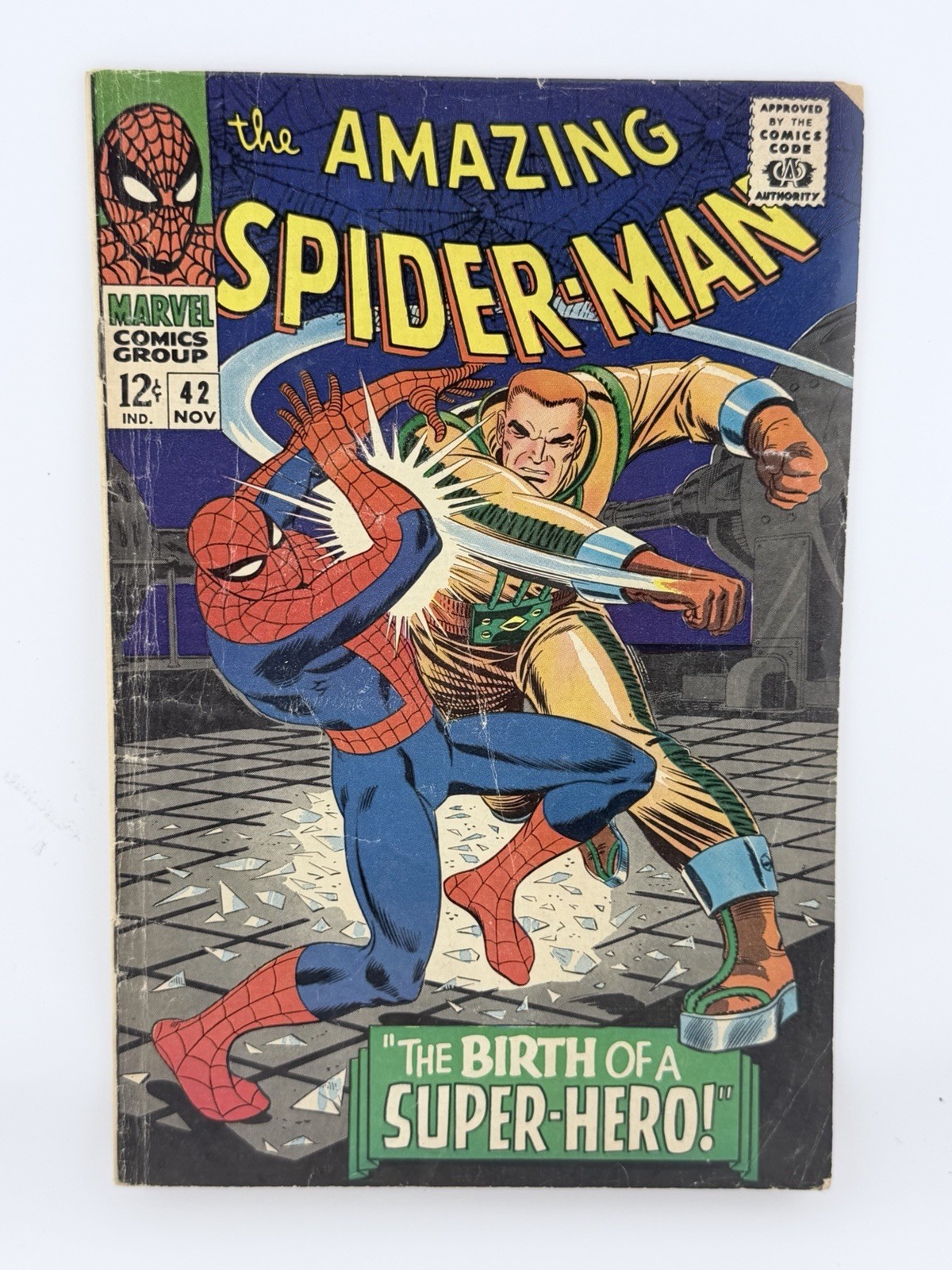 Amazing Spider-Man #42 Marvel 1966 1st Mary Jane Face Reveal 2nd Rhino Key