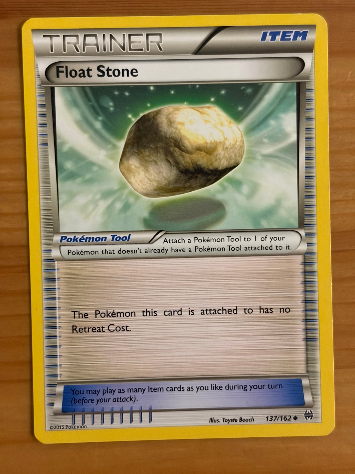 Float Stone 137/162 Regular Uncommon LP - BREAKthrough 2015 - Pokemon TCG Float Stone 137/162 Regular Uncommon LP - BREAKthrough 2015 - Pokemon TCG