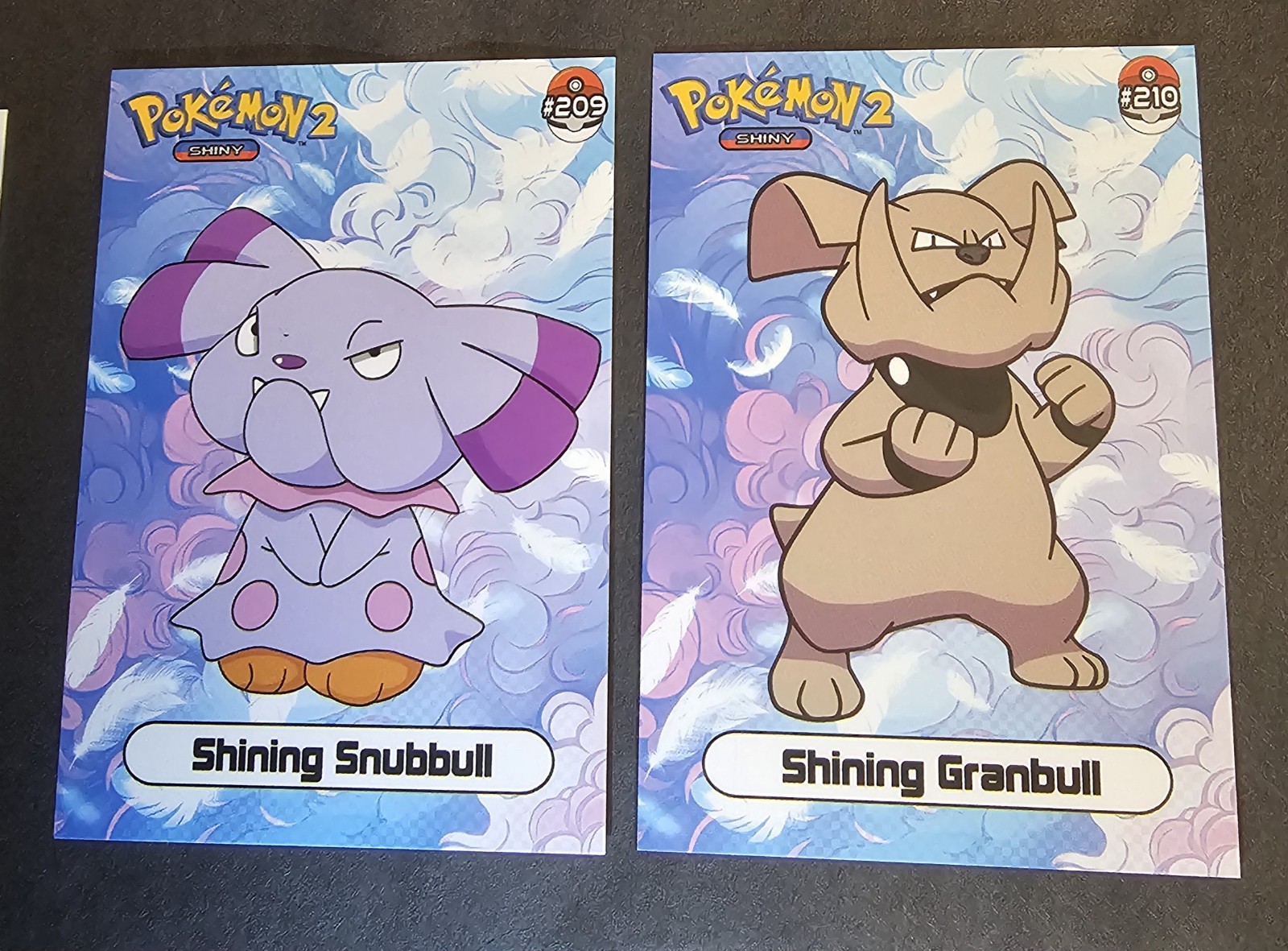 SNUBBULL X GRANBULL LOT - POKEMON SHINY INFINITY HOLO