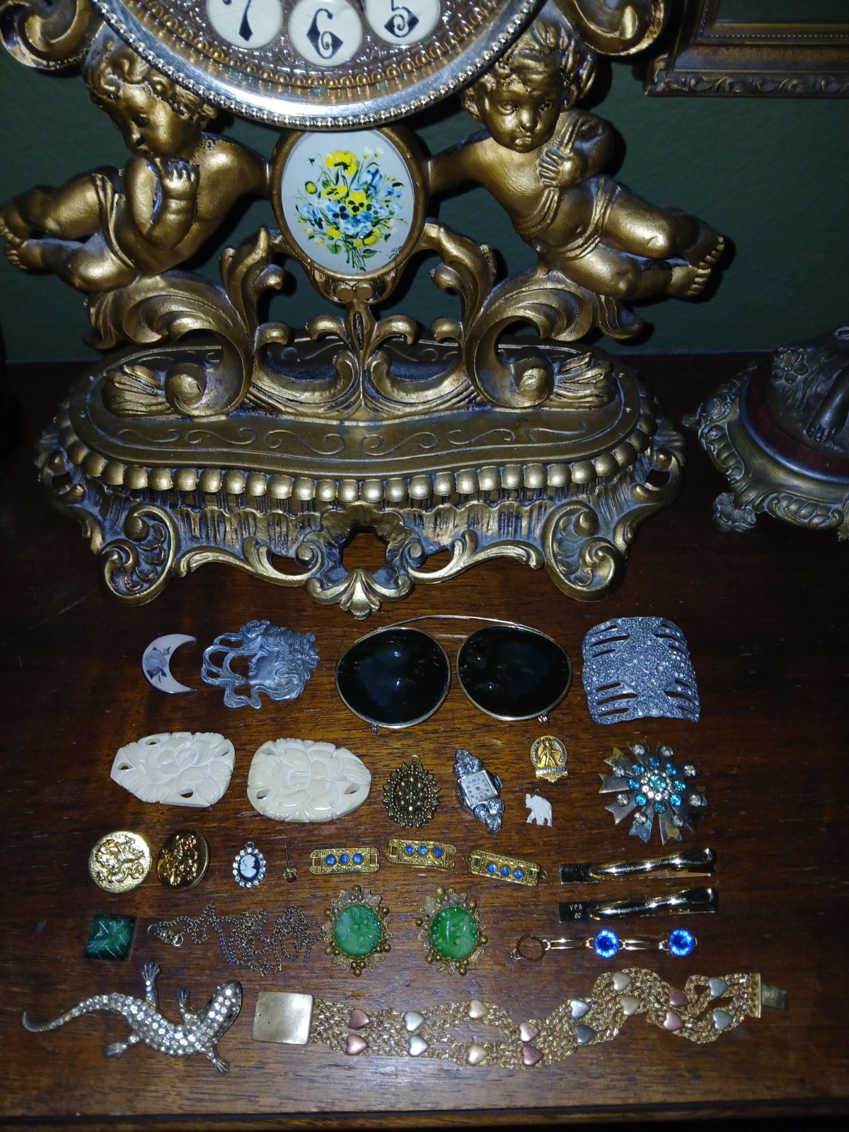 Victorian Vintage Gold Filled Mixed Metals Jewelry Lot