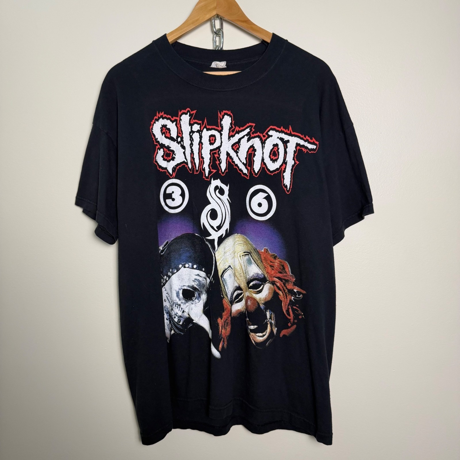 Vintage 1999 Slipknot Promo Tour 90s Heavy Metal Rock Band XL T-Shirt Vintage 1999 Slipknot Promo Tour 90s Heavy Metal Rock Band XL T-Shirt