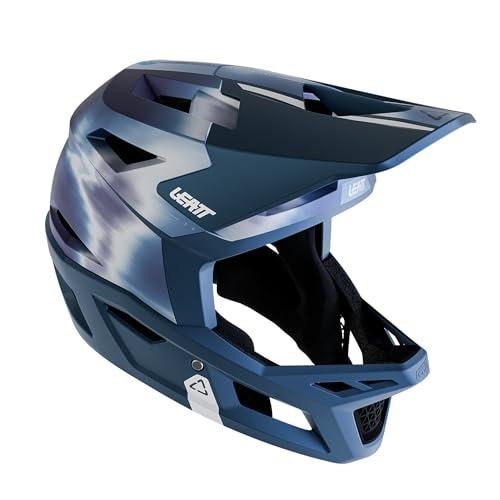 Leatt Mtb Gravity 4.0 Full Face Helmet Medium Galaxy Blue Astm Dh