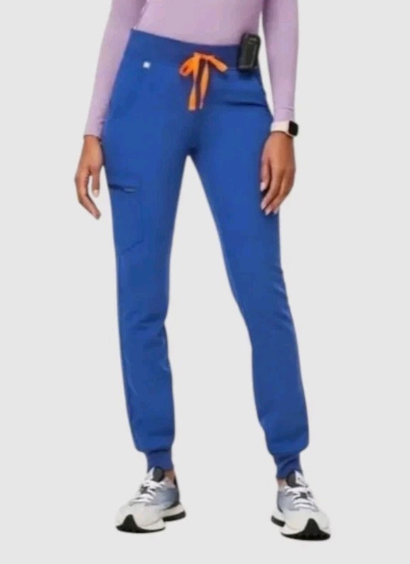 Figs Technical Collection Scrub Pants Winning Blue Zamora 2.0 Joggers M Petite