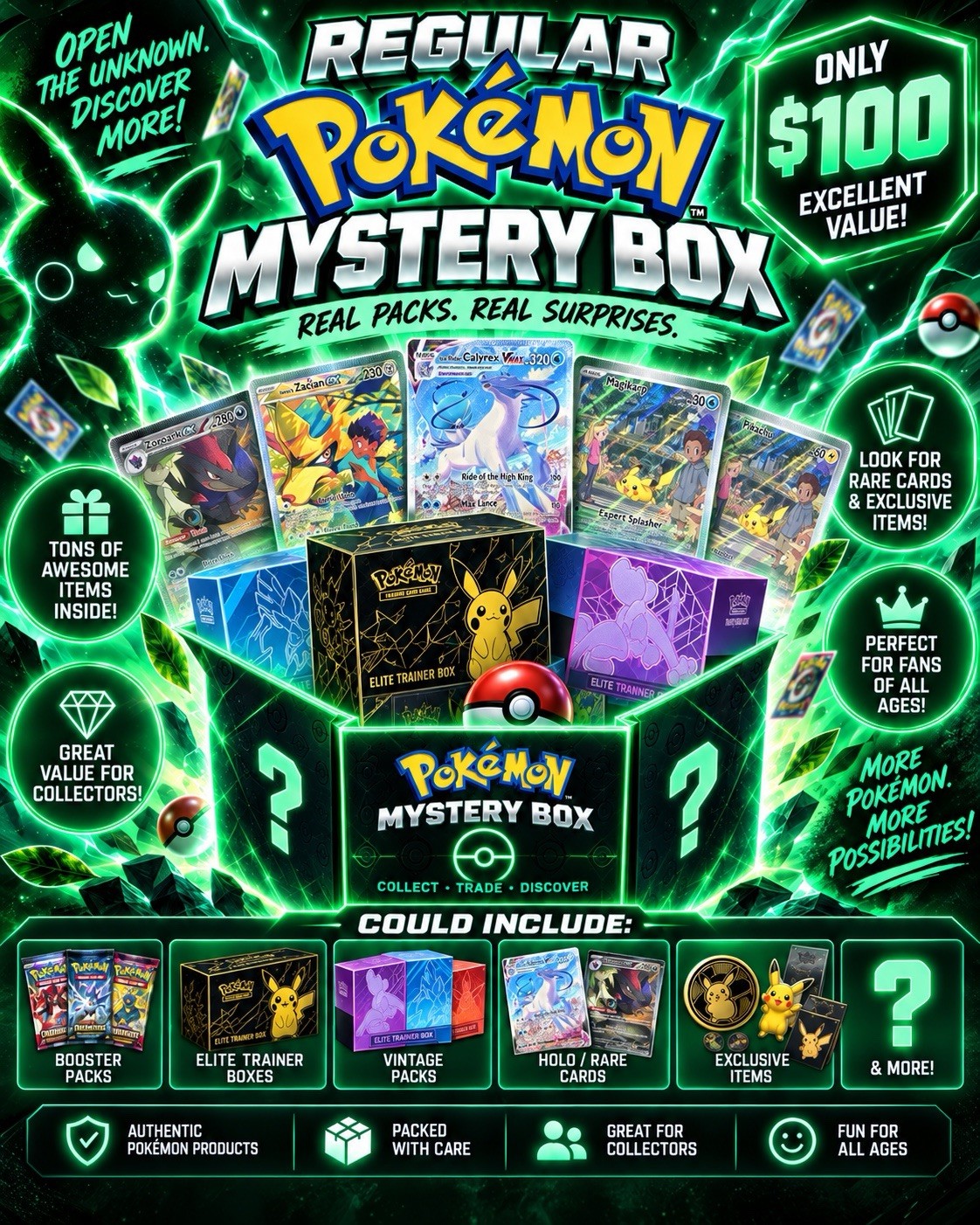 HYPE POKÉMON MYSTERY BOX – ONLY $100