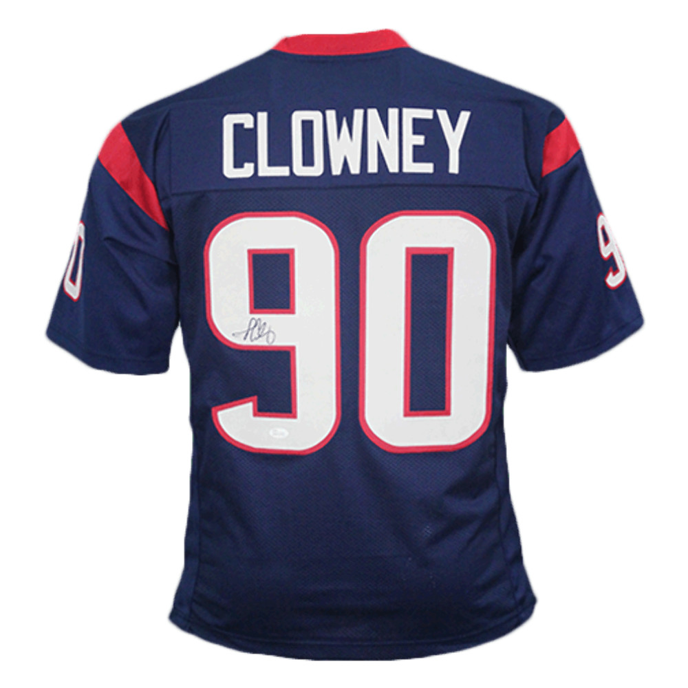 Jadeveon Clowney Signed Houston Football Jersey Navy (JSA)