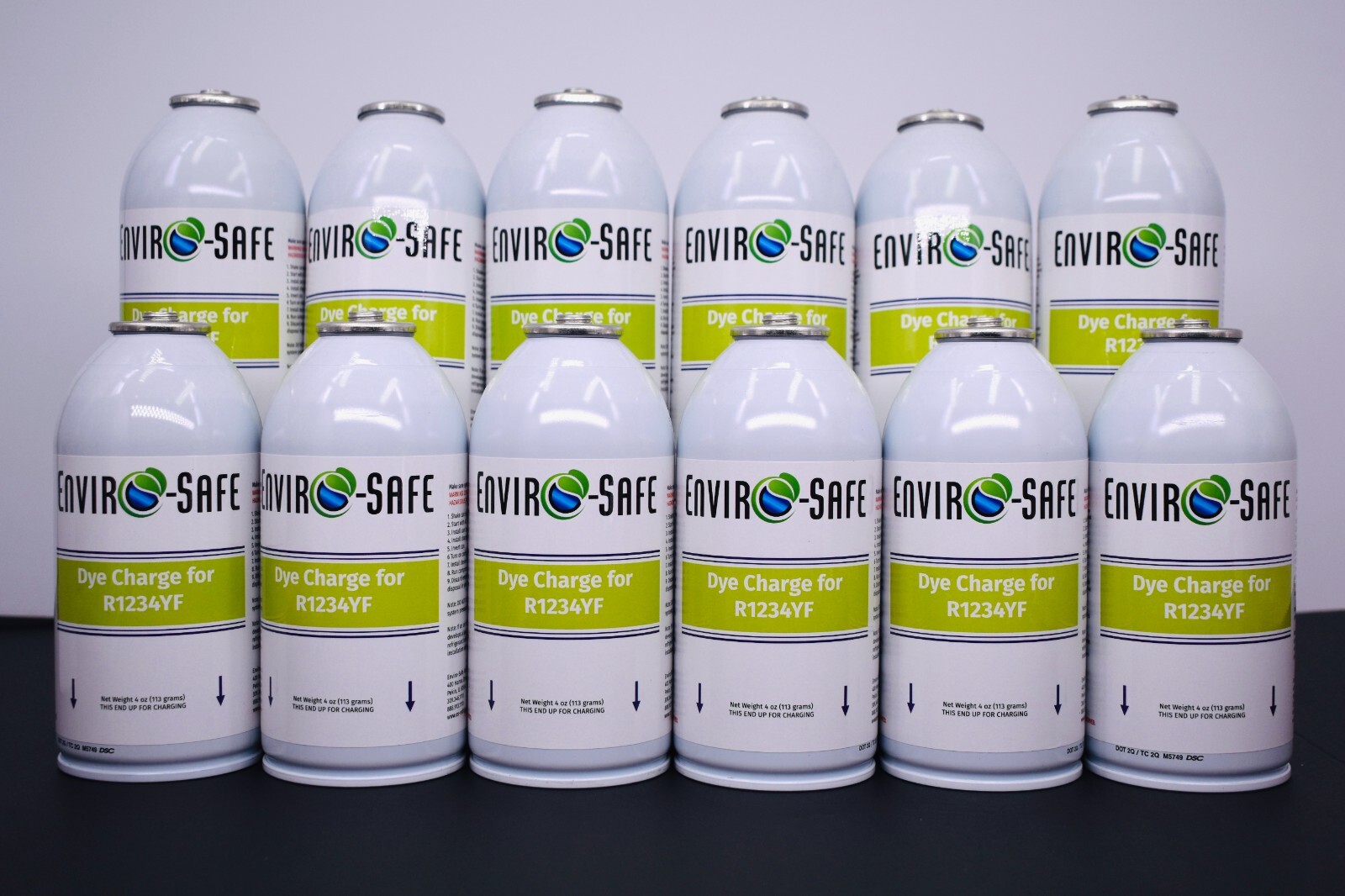 Enviro-Safe R1234YF Dye Charge For 1234yf, case of 12 4 oz.