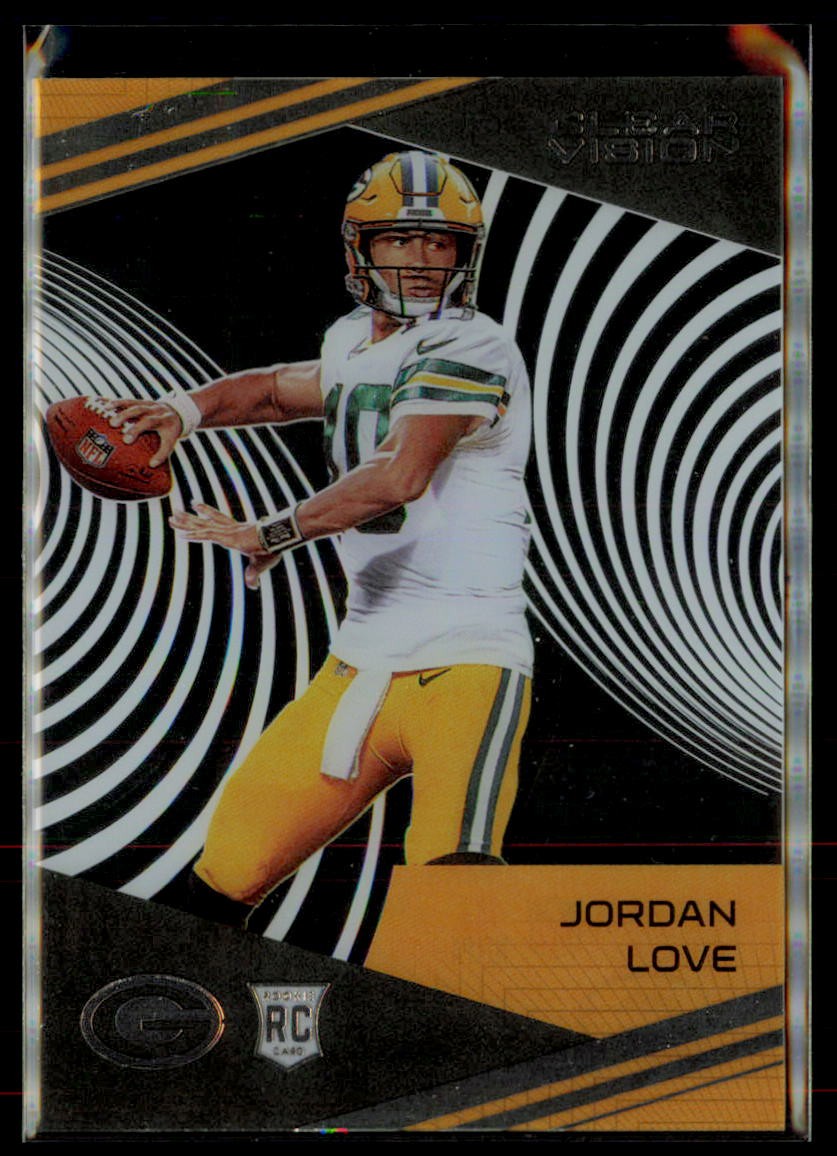 2020 Panini Chronicles #CV-4 Jordan Love Clear Vision Rookies