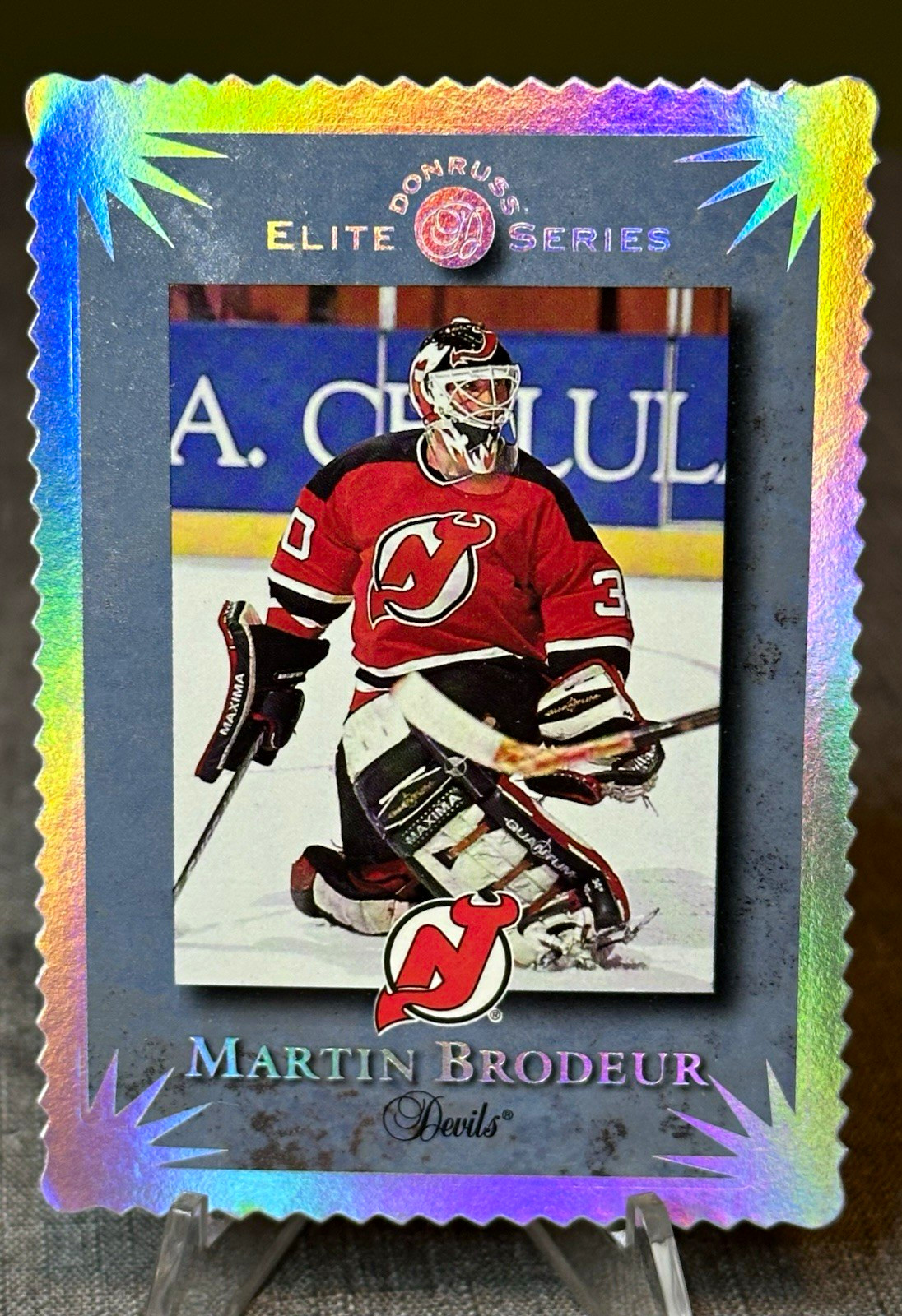 Donruss 1994-95 Elite Series Martin Brodeur Devils #2 Serial Numbered /10000