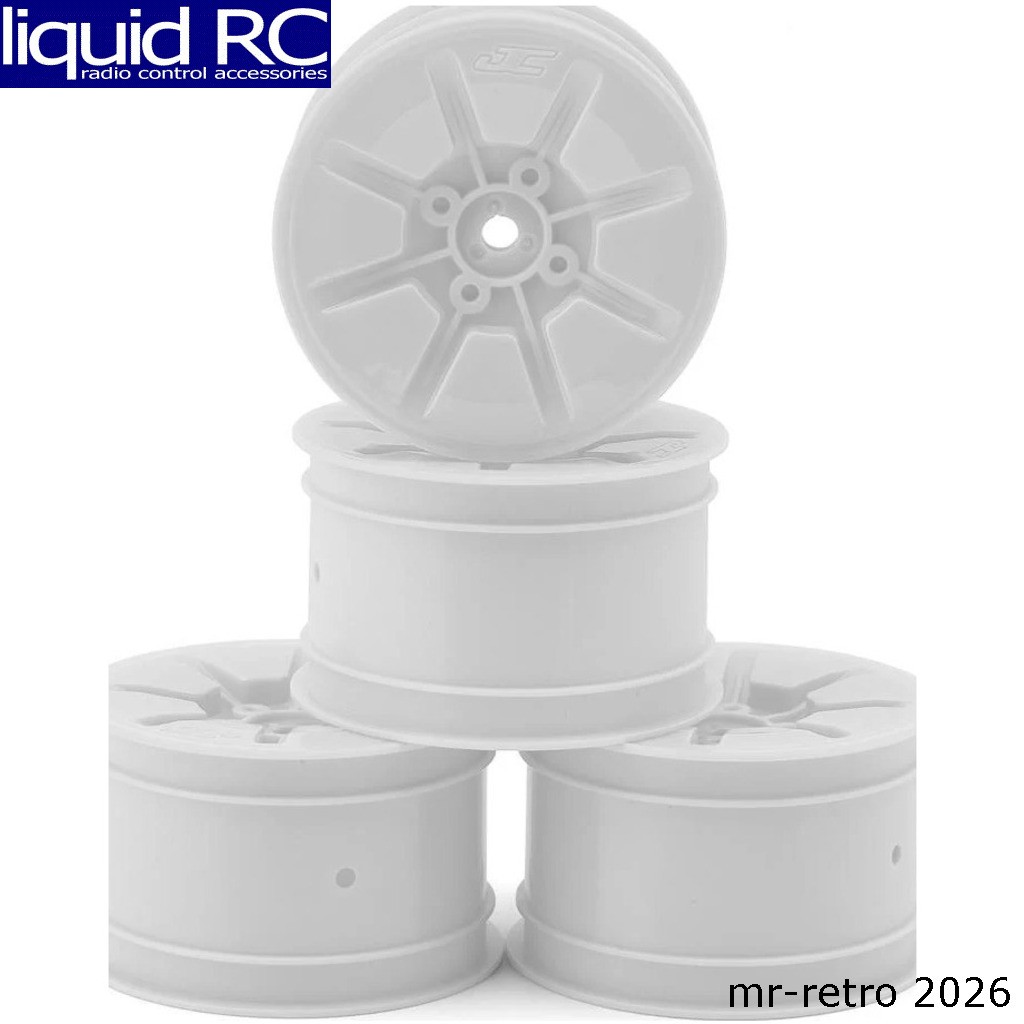 JConcepts 3466W Pioneer - RC10b7/RC10b7d 2.2 2WD/4WD Buggy Rear Wheel White - 4p