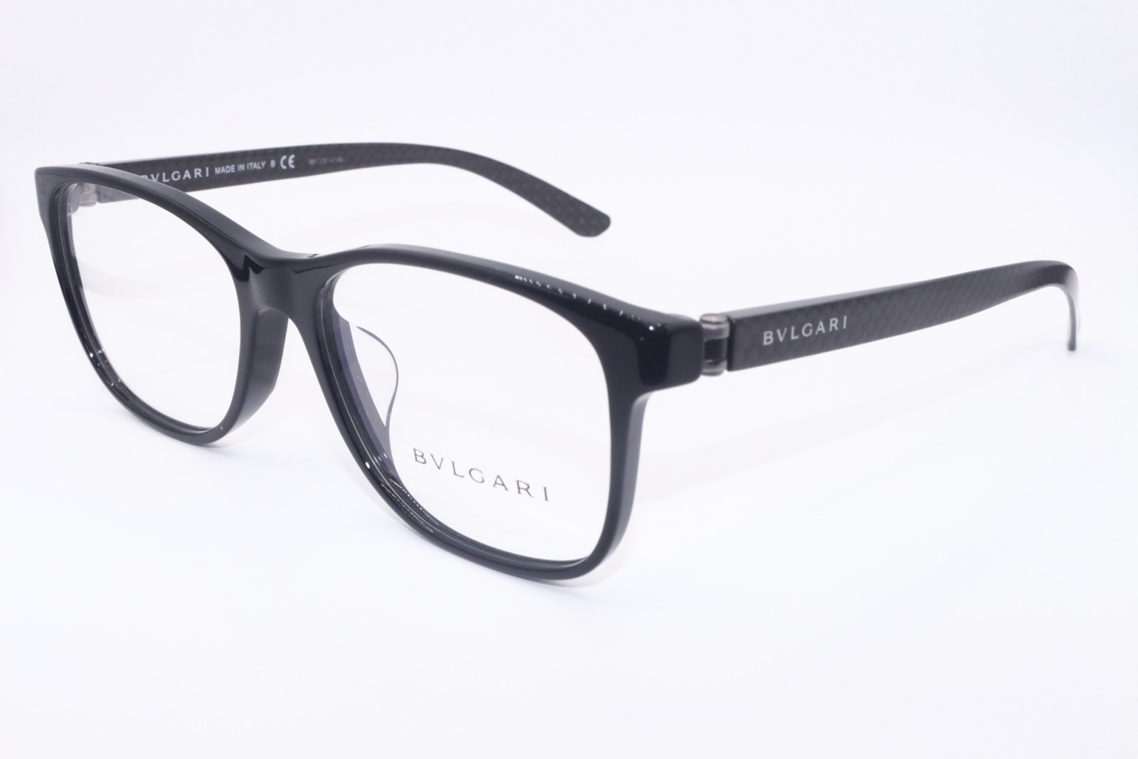NEW BVLGARI 3036-F 501 BLACK GUNMETAL BLK AUTHENTIC EYEGLASSES 55-17