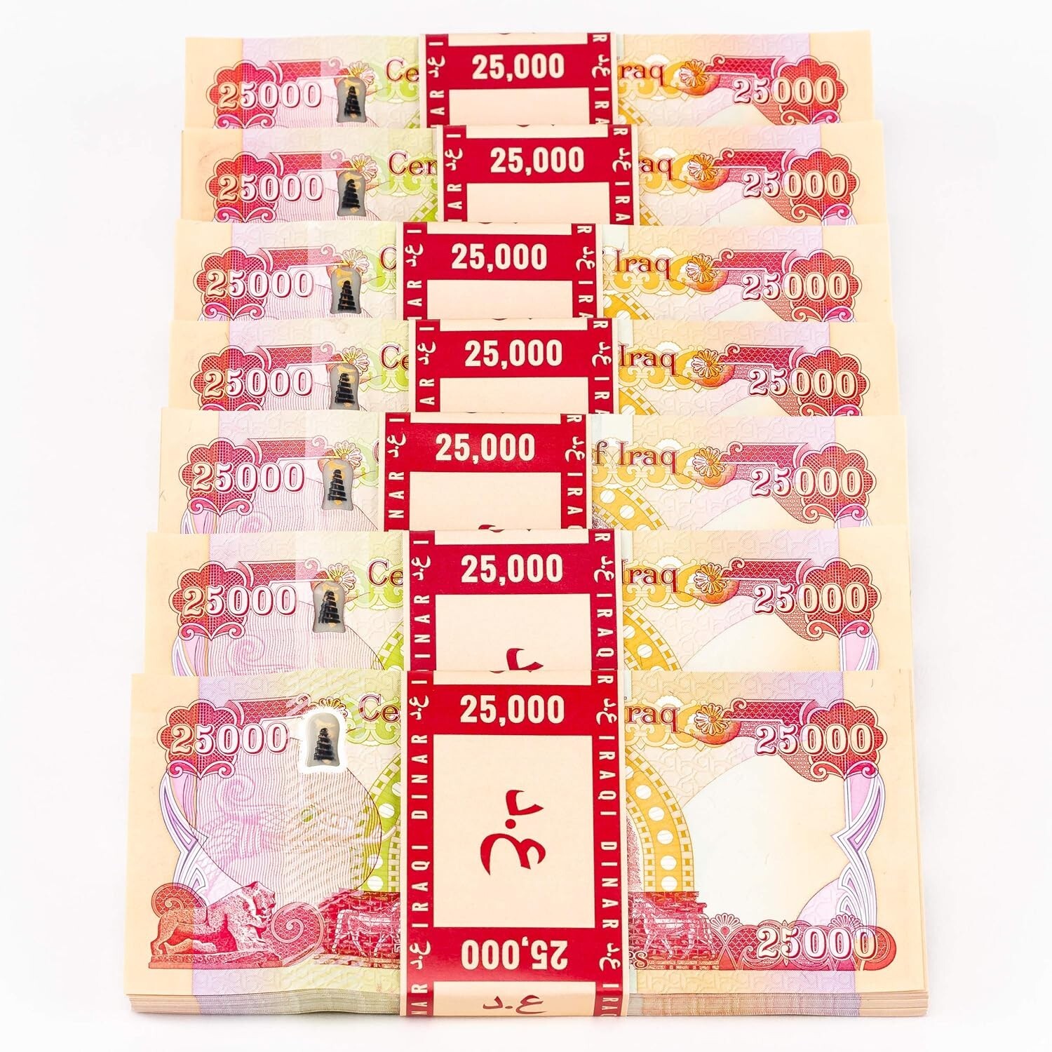 IRAQI DINAR 1/2 Million 500,000 20x 25,000 COA Guaranteed Uncirculated Iraq $$$$