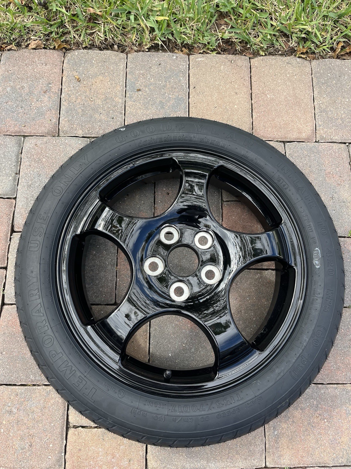 Goodyear Convenience Spare Tire T155/70D17 110M (Lake Nona Area Pickup) Goodyear Convenience Spare Tire T155/70D17 110M (Lake Nona Area Pickup)