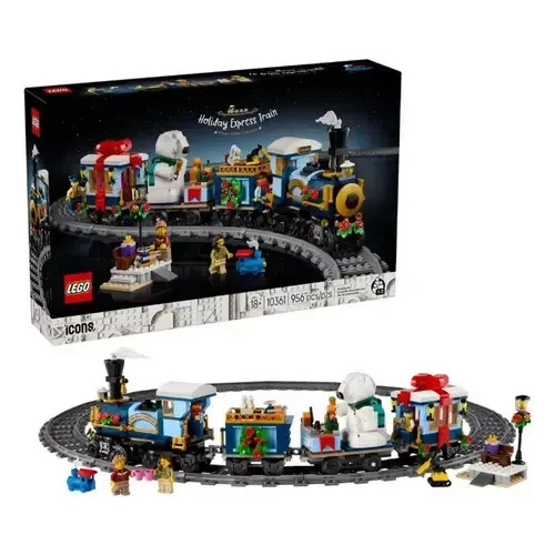 HOT LEGO Icons Holiday Express Train Building Set - HOT LEGO Icons Holiday Express Train Building Set -