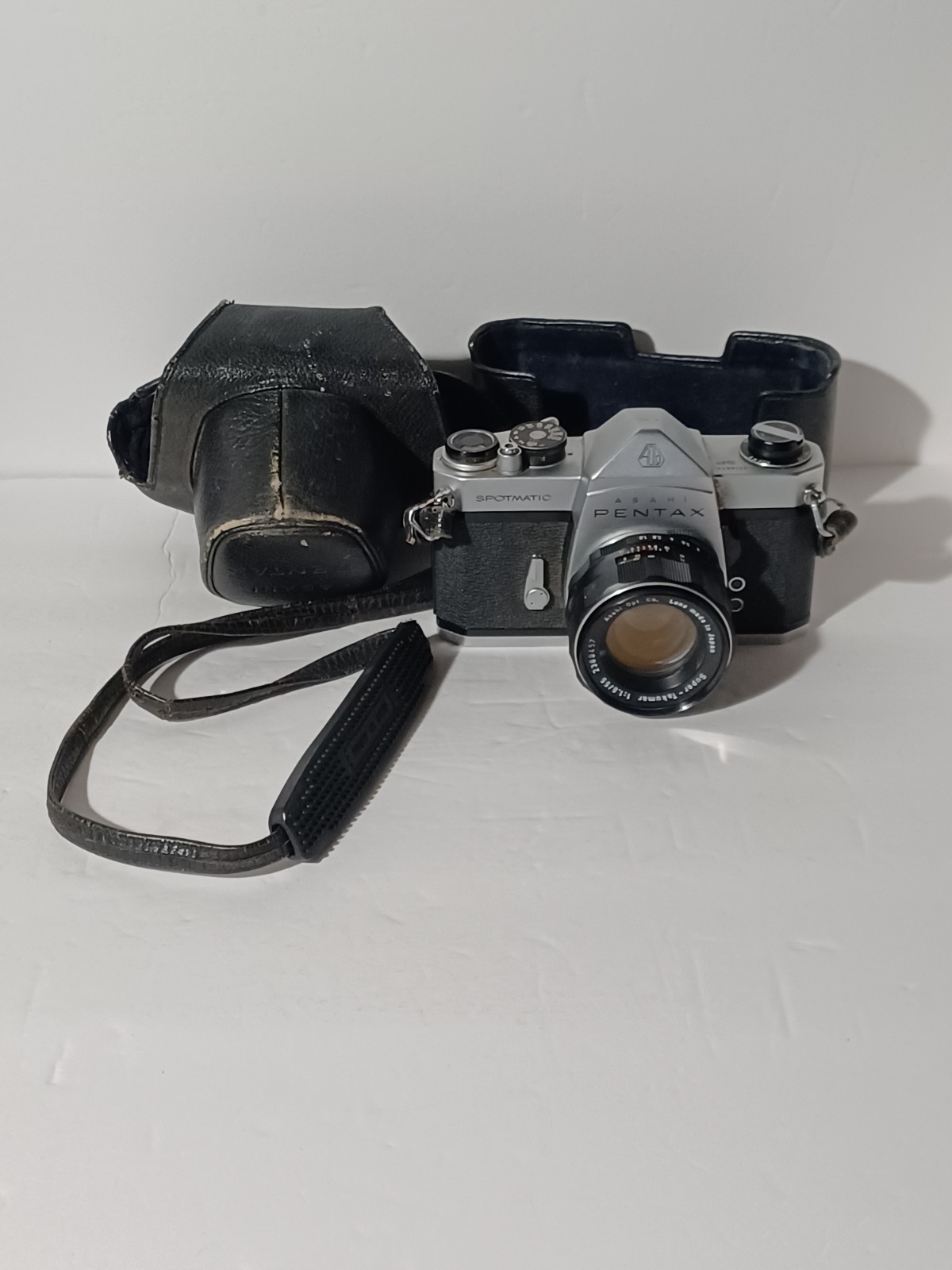 Asahi PENTAX Spotmatic 35mm SLR Film Camera Silver/Black Classic Body Tested