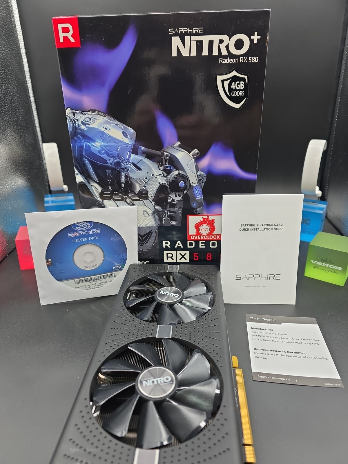 SAPPHIRE Technology Nitro+ Radeon RX 580 4GB GDDR5 Graphics Card SAPPHIRE Technology Nitro+ Radeon RX 580 4GB GDDR5 Graphics Card