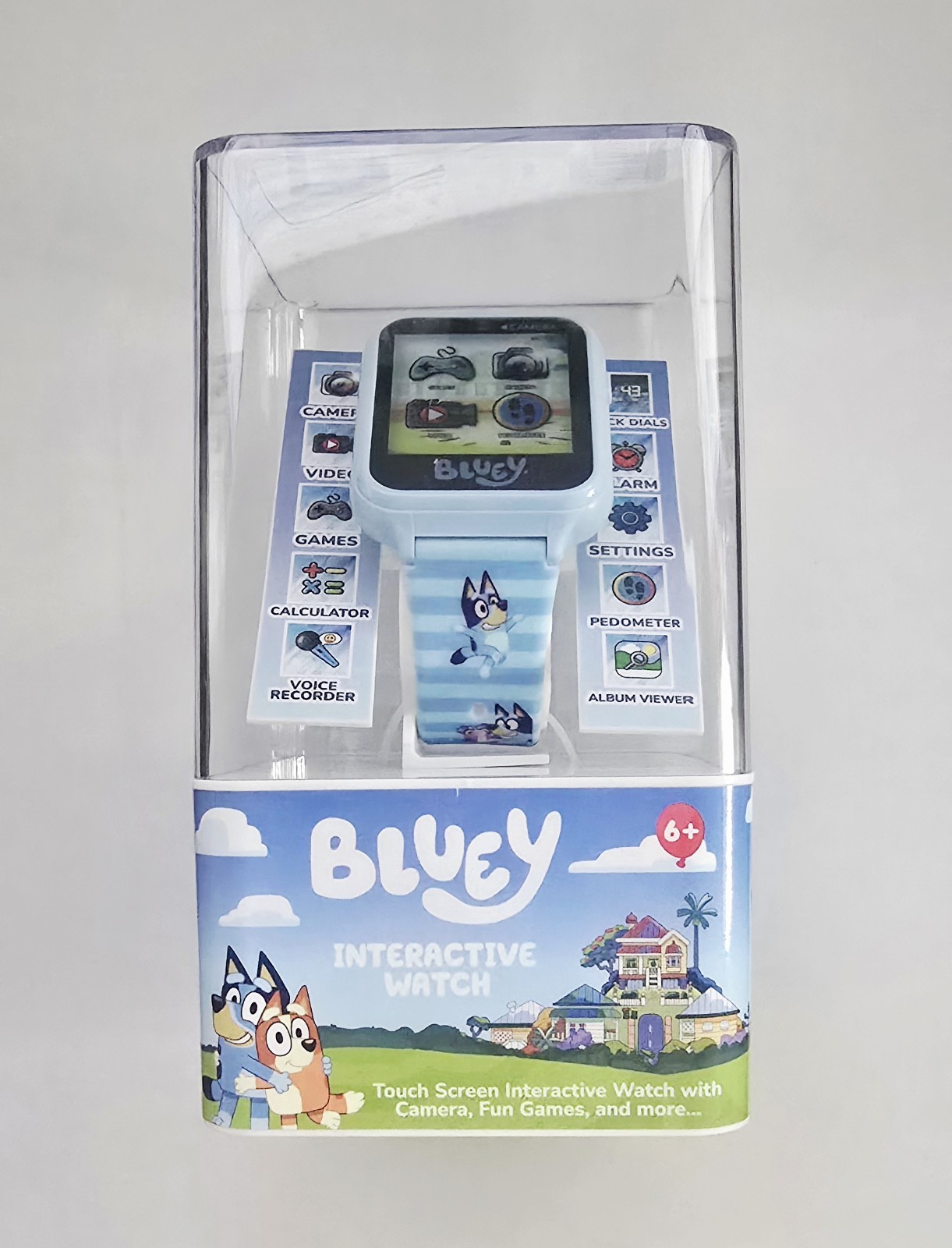Accutime - Bluey - Kids Smartwatch with Camera + Games + More
