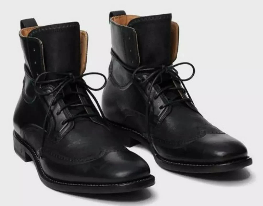 JOHN VARVATOS Boot Shoe Mens ( Size 11 - Made Italy ) Reg $1,000 Sale $449