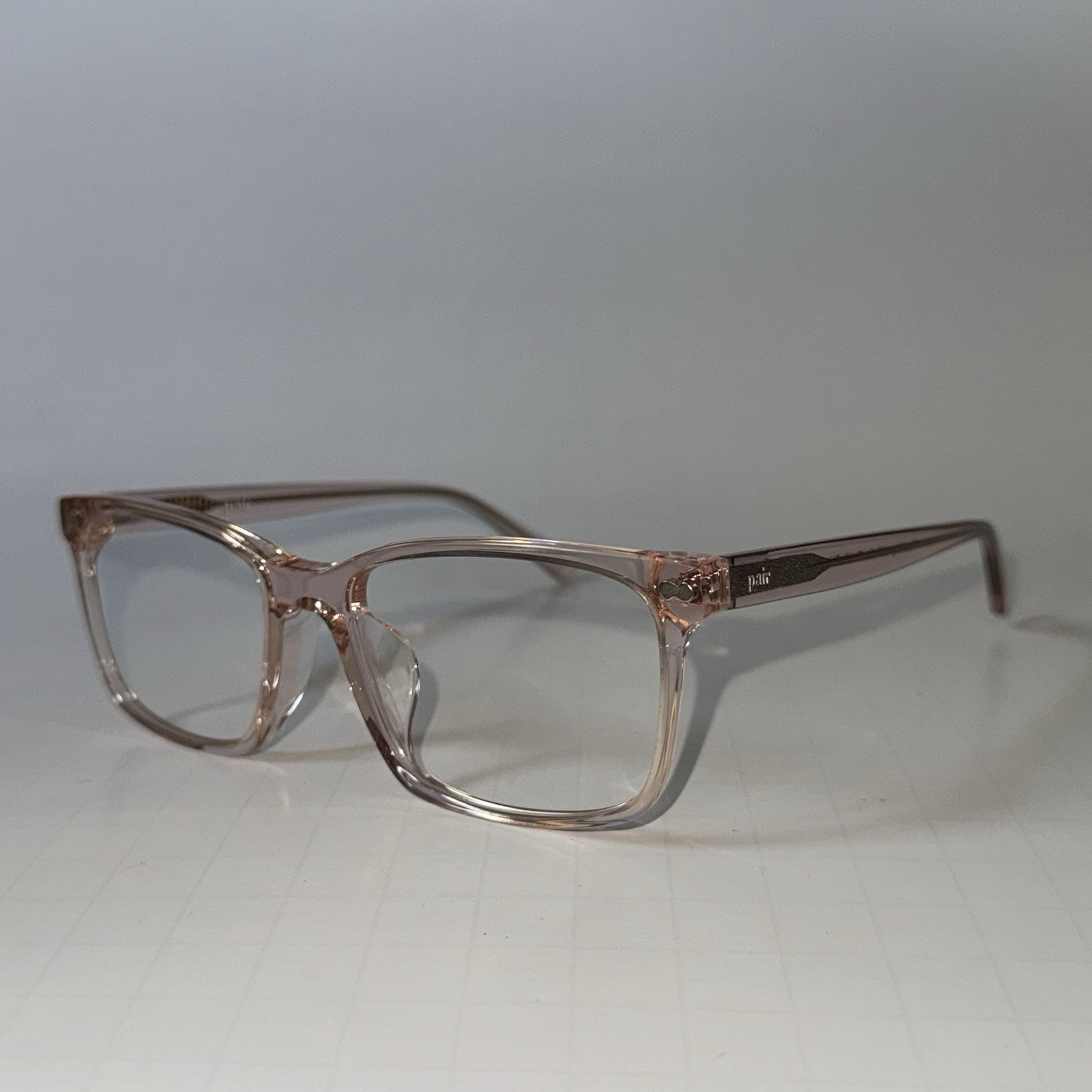 *New* Pair Eyewear The Kirby Pink Clear Glasses Frames No Prescription Lens *New* Pair Eyewear The Kirby Pink Clear Glasses Frames No Prescription Lens