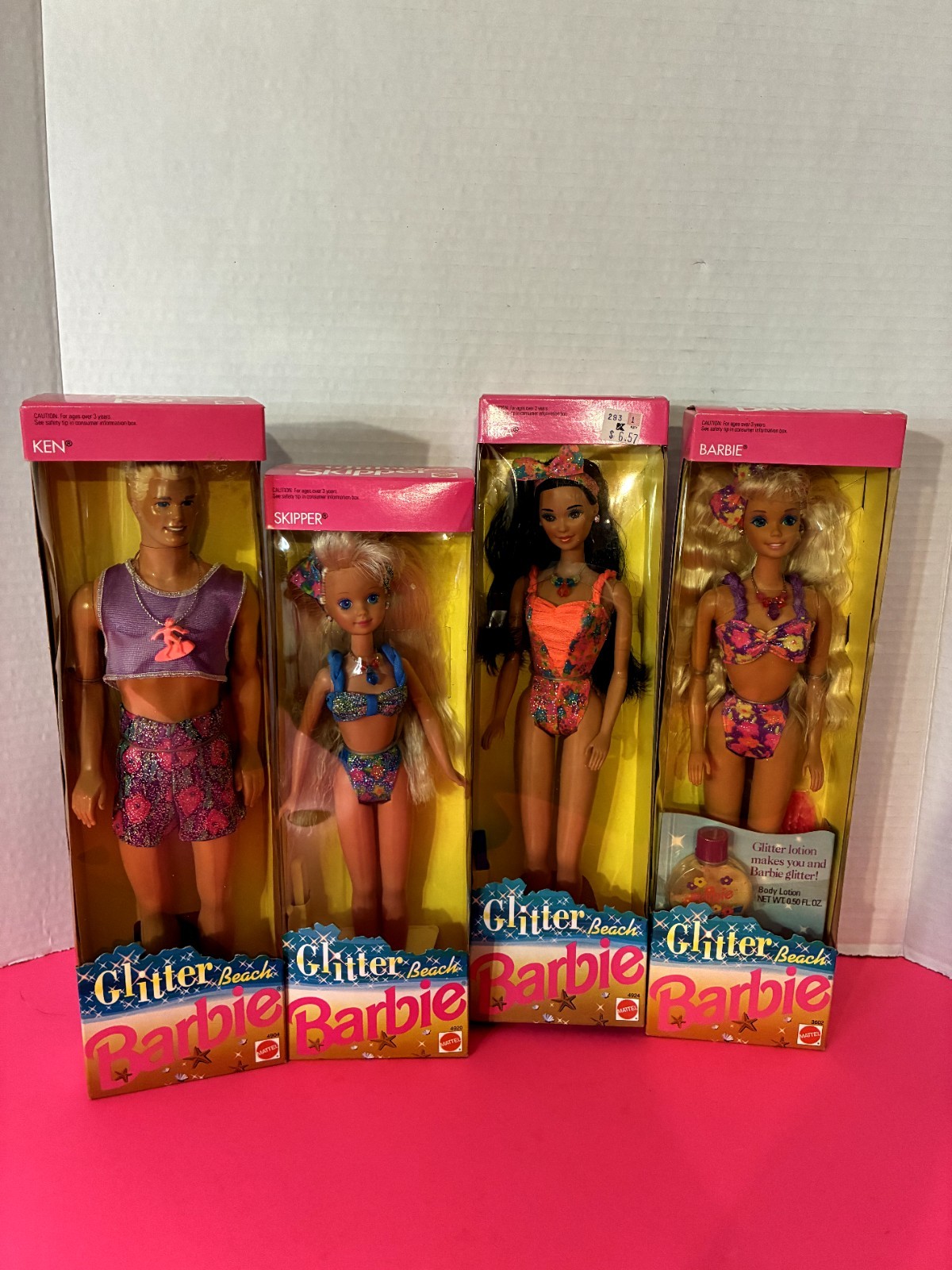 Barbie Glitter Beach Lot Of Four Barbie Glitter Beach Lot Of Four