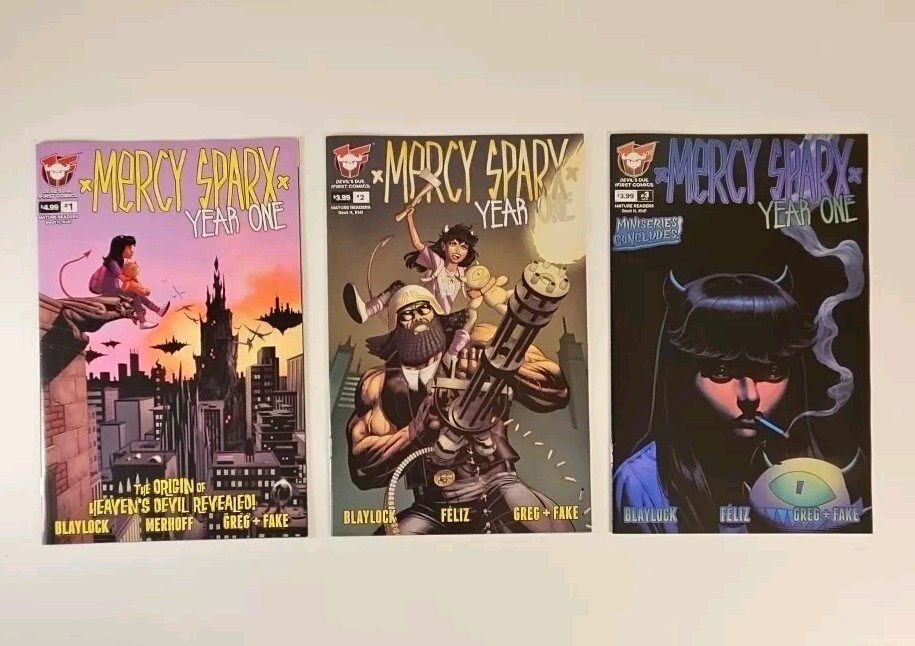 Mercy Sparx Year One #1-3 Complete Set 2017 Devils Due Publishing Comic Lot 1 2 