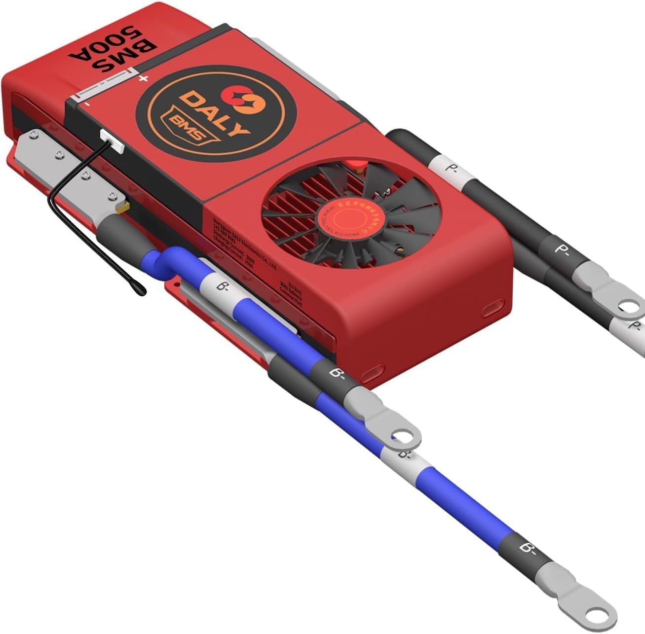 Daly Smart BMS Li-ion 14S 48V 500A Programable Bluetooth interface & Cooling Fan