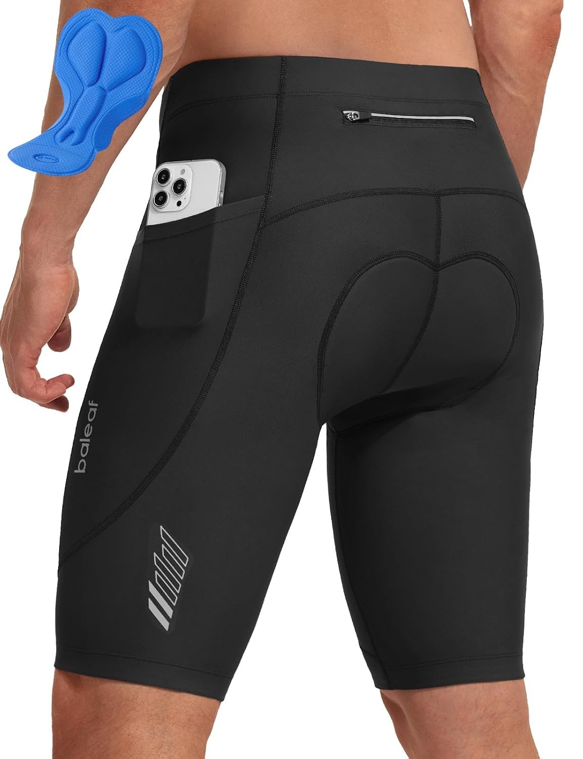 baleaf Men\'s 4D Padded Bike Shorts Cycling Bicycle Underwear