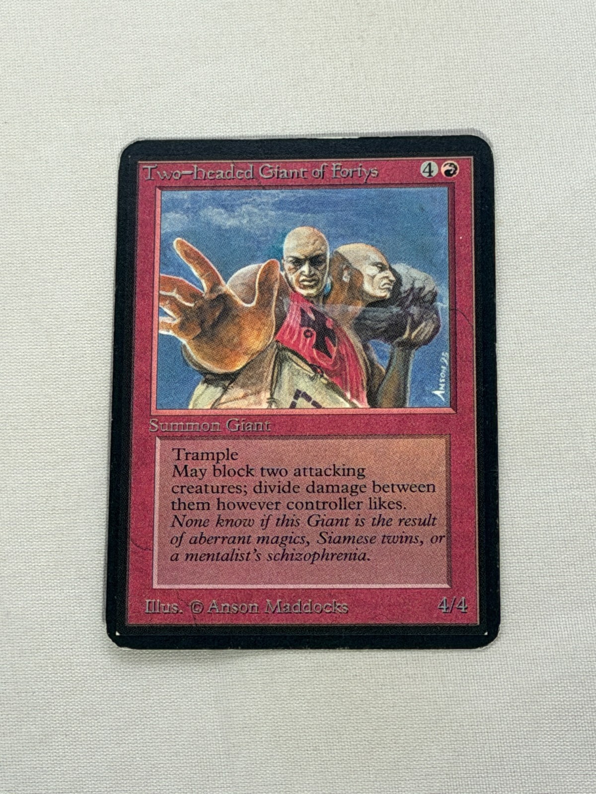 MTG Two-headed Giant of Foriys Alpha Magic the Gathering