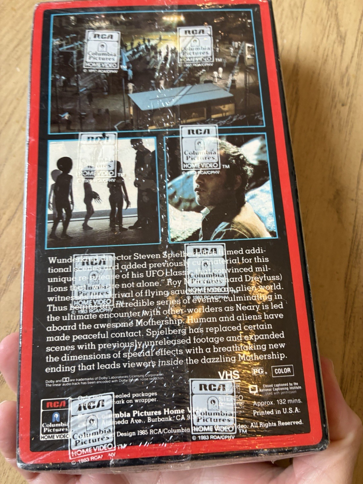 NEW Close Encounters of the Third Kind VHS 1985 Factory Sealed RCA Watermarks