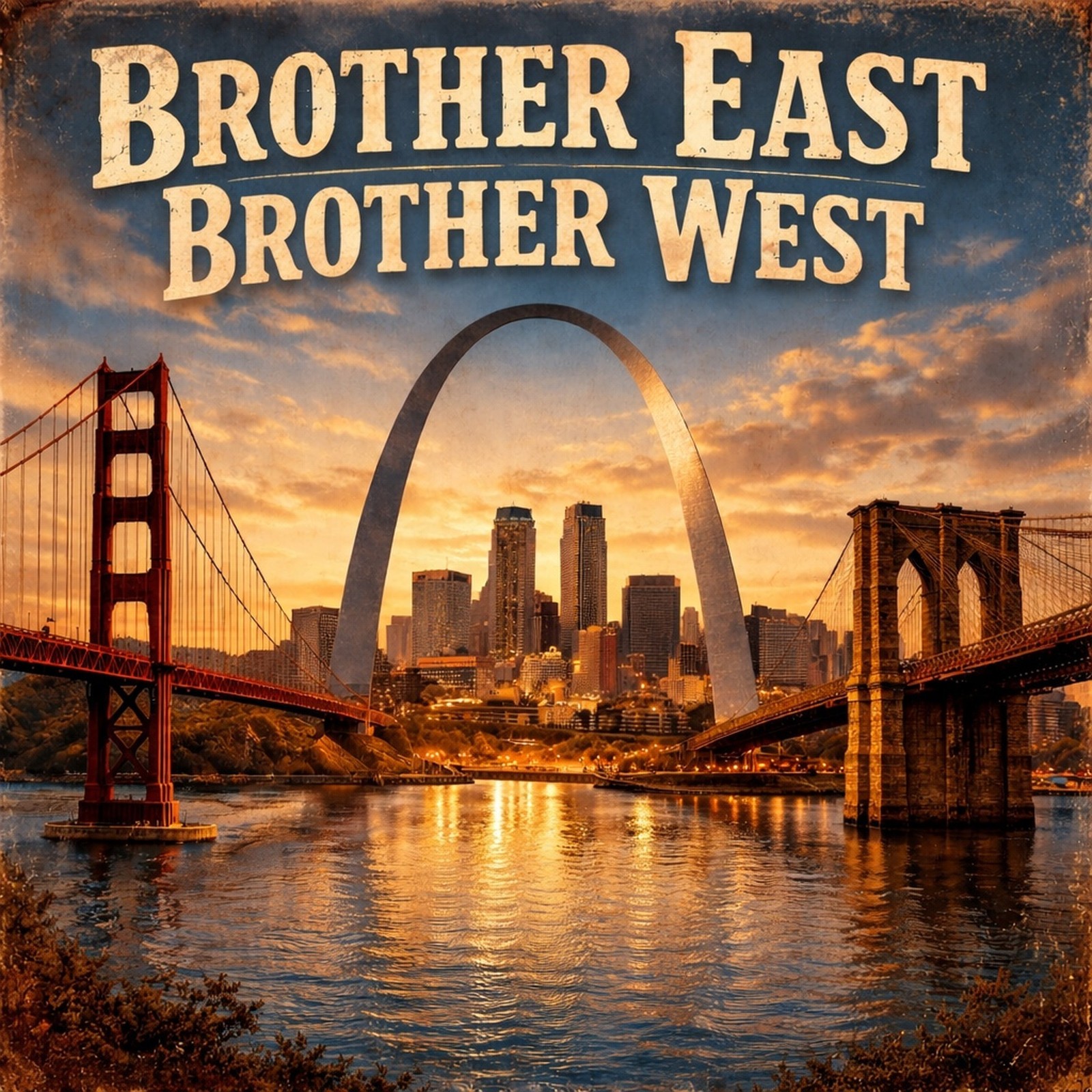 Brother East Brother West Debut CD Soulful Funky Americana Rock and Roll