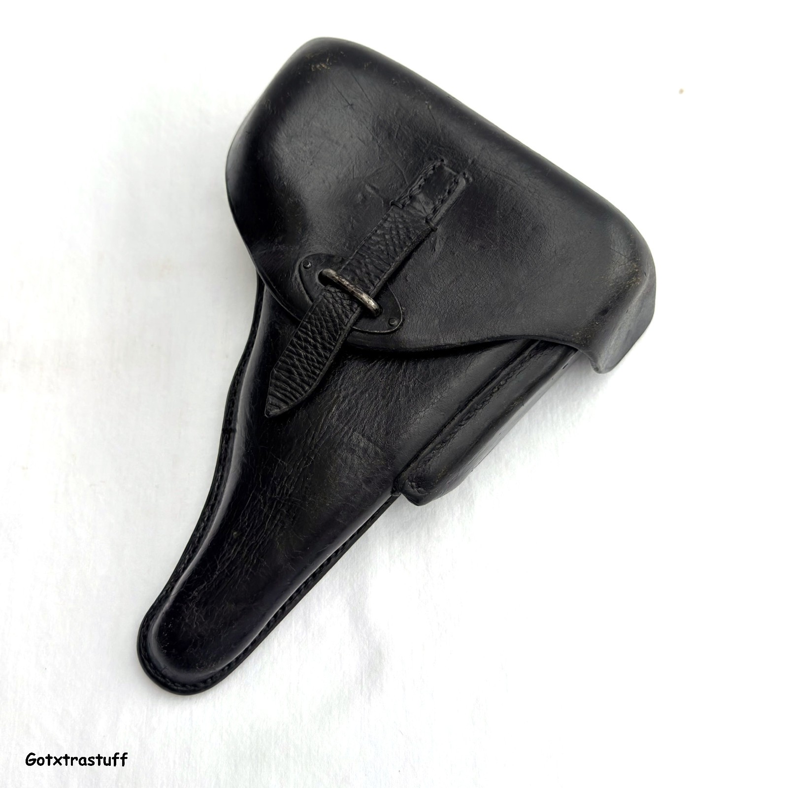 WW2 GERMAN HARDSHELL HOLSTER for P.38 Pistol. Marked CWW. Vintage 1943.Original