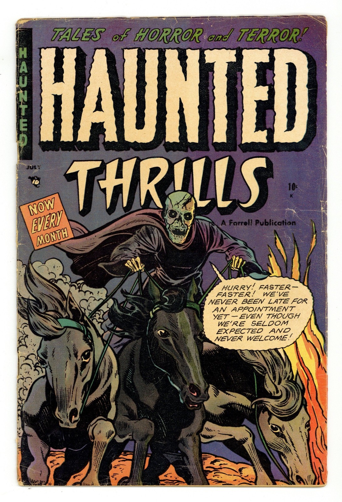 Haunted Thrills #10 GD- 1.8 1953