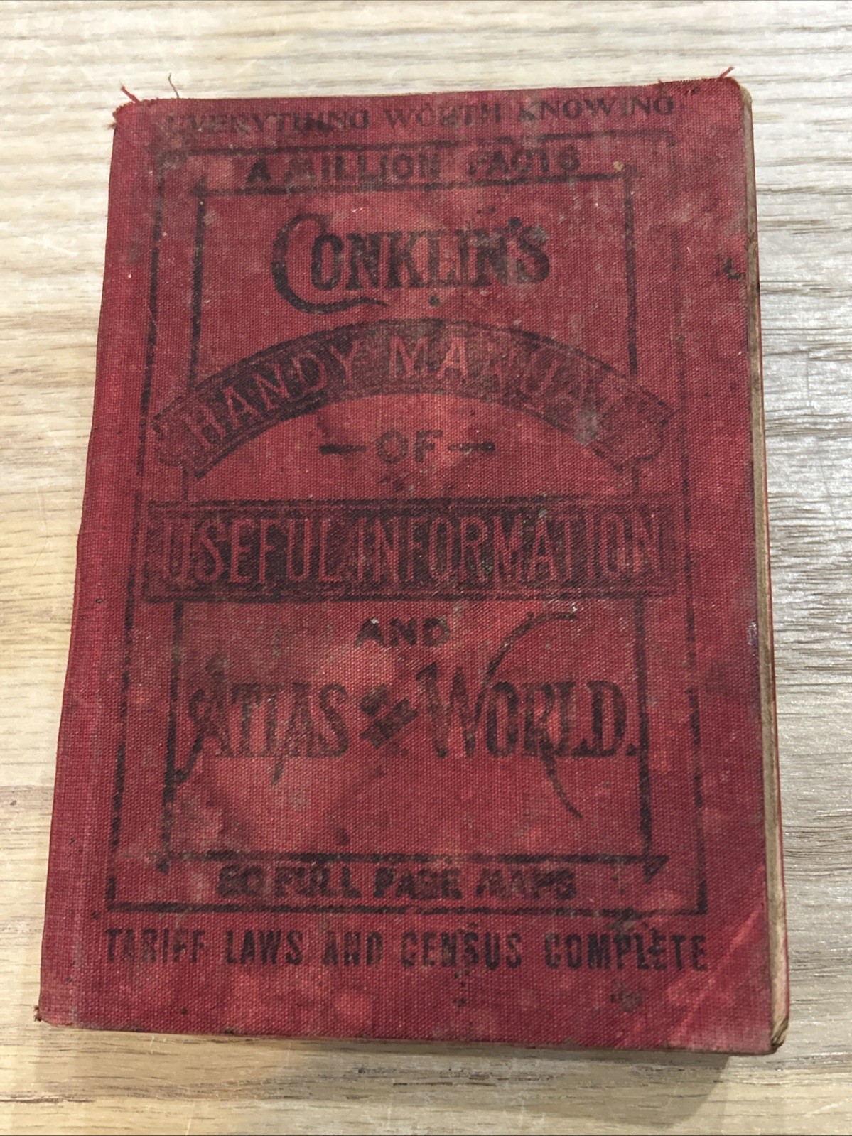 Antique Vtg 1895 Book General Reference Conklins Useful Information Million Fact Antique Vtg 1895 Book General Reference Conklins Useful Information Million Fact