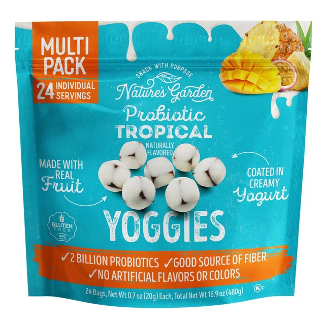 Nature\'s Garden Probiotic Tropical Yoggies 0.7 oz., 24 pk.